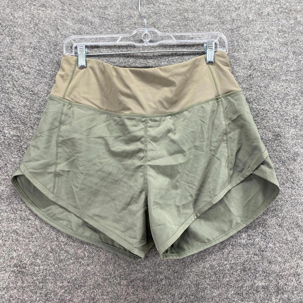 Sunzel Activewear Shorts Women 10 Gray High Rise Pull On Elastic Waist Athletic